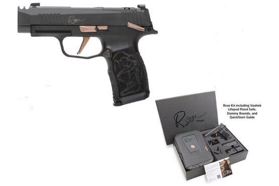 Sig Sauer P365 Rose XL Comp Handgun 9mm - 3.1" - Nitron - 10-Round - X-RAY3 Night Sights - Optics Ready